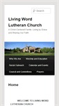 Mobile Screenshot of livingwordlutheranmedina.com